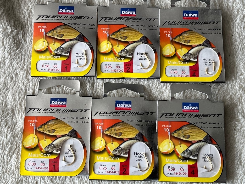 adv 468 /  NIEUWset 6 onderlijnboekjes DAIWA, Ophalen of Verzenden, Nieuw, Haak