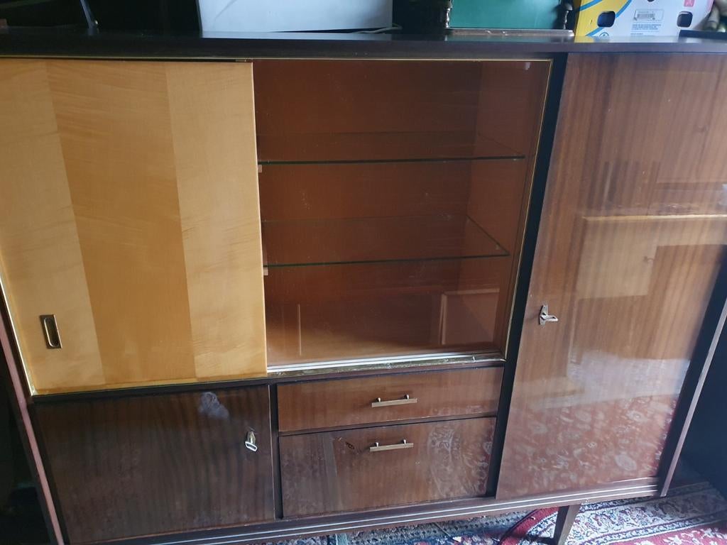 Seventies Buffetkast., Huis en Inrichting, Ophalen, Gebruikt, 100 tot 150 cm, Seventies