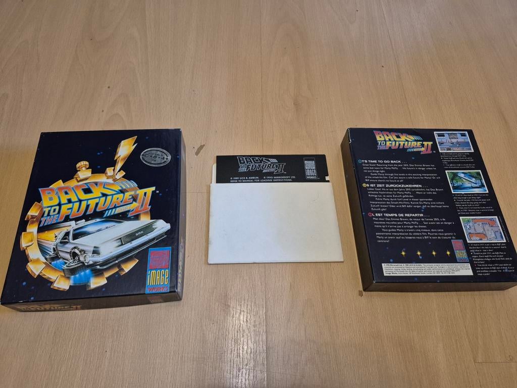 Commodore 64: Back to the Future II (Big Box Disk), Spelcomputers en Games, Games | Overige, Gebruikt, Avontuur en Actie, 1 speler