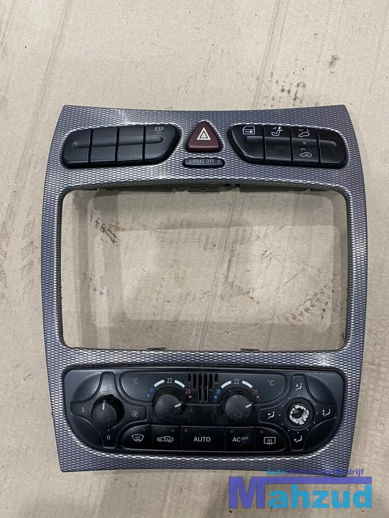 MERCEDES CLK W209 Middenconsole kachelpaneel schakelaars, Gebruikt, Mercedes-Benz AG, Mercedes-Benz, Ophalen of Verzenden