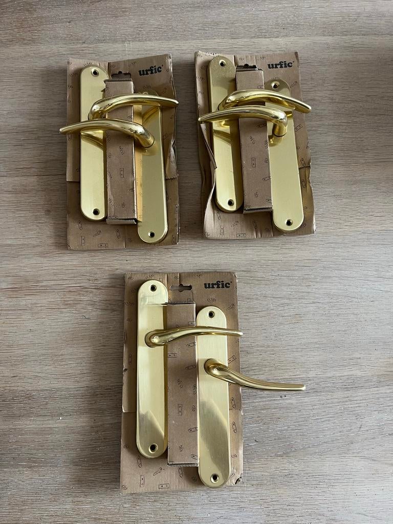 Deurklink set nieuw, Ophalen of Verzenden, Zo goed als nieuw