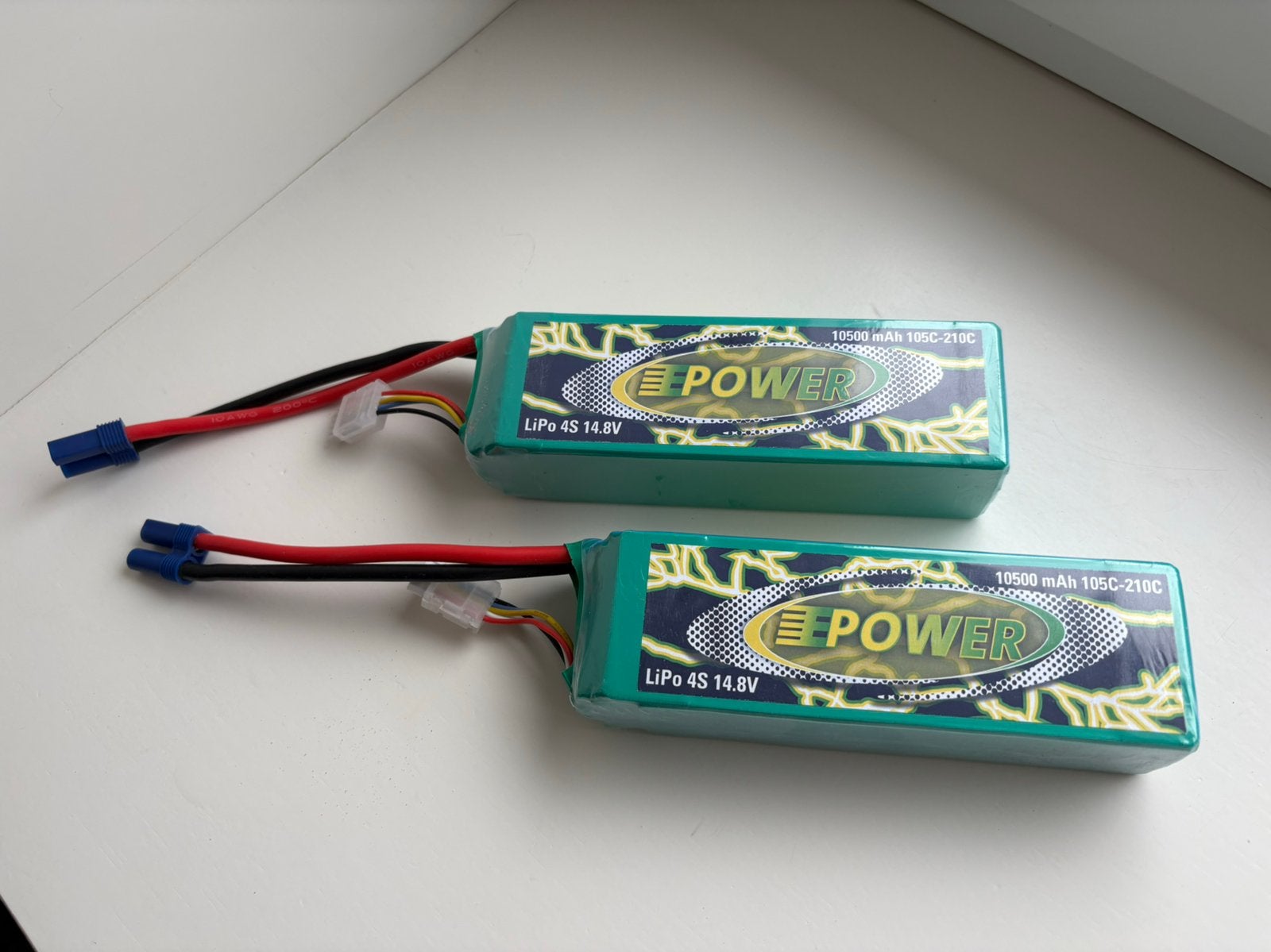 4s E power 10500 mah ec5 lipo, Ophalen of Verzenden, Zo goed als nieuw, Overige schalen, Onderdeel