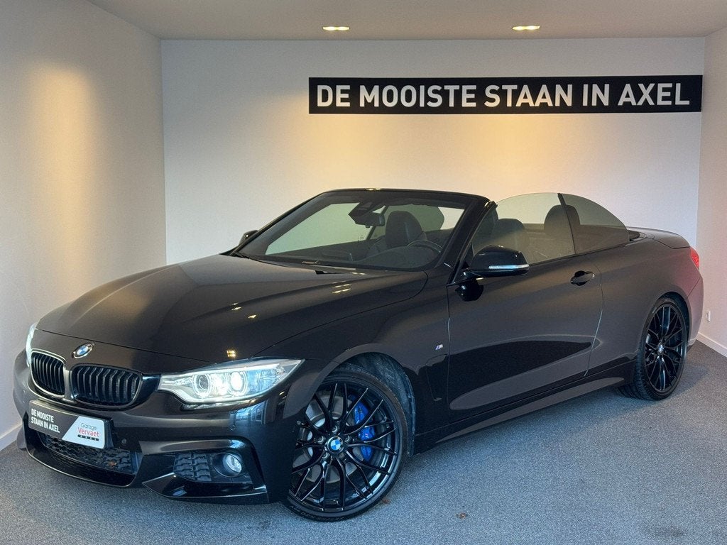BMW 4 Serie Cabrio 428i High Executive (bj 2014, automaat), Auto's, BMW, Automaat, Gebruikt, Cabriolet, 4 stoelen