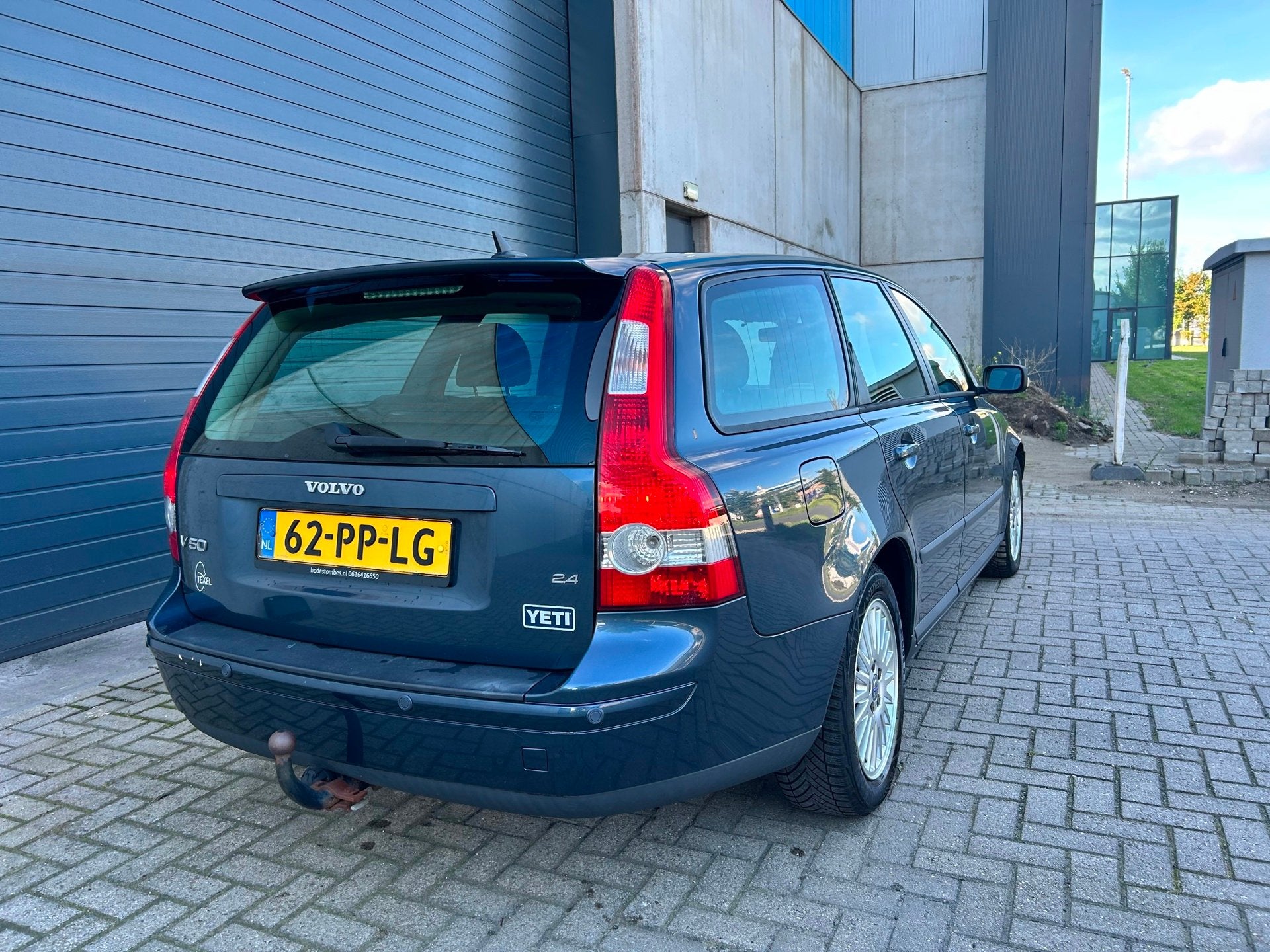 Volvo V50 2.4i AUT CLIMA PDC NAP, Stof, Gebruikt, 700 kg, Blauw