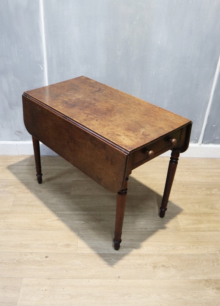 Antieke Engelse Pembroketafel, sidetable, Ophalen of Verzenden