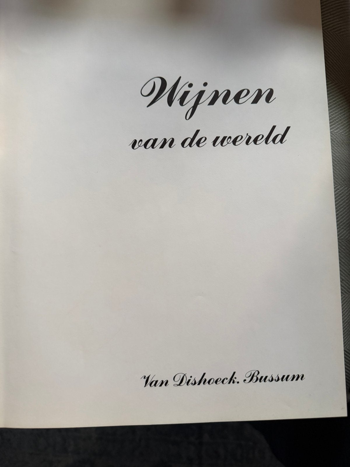 Wijn boek gratis, Ophalen, Zo goed als nieuw
