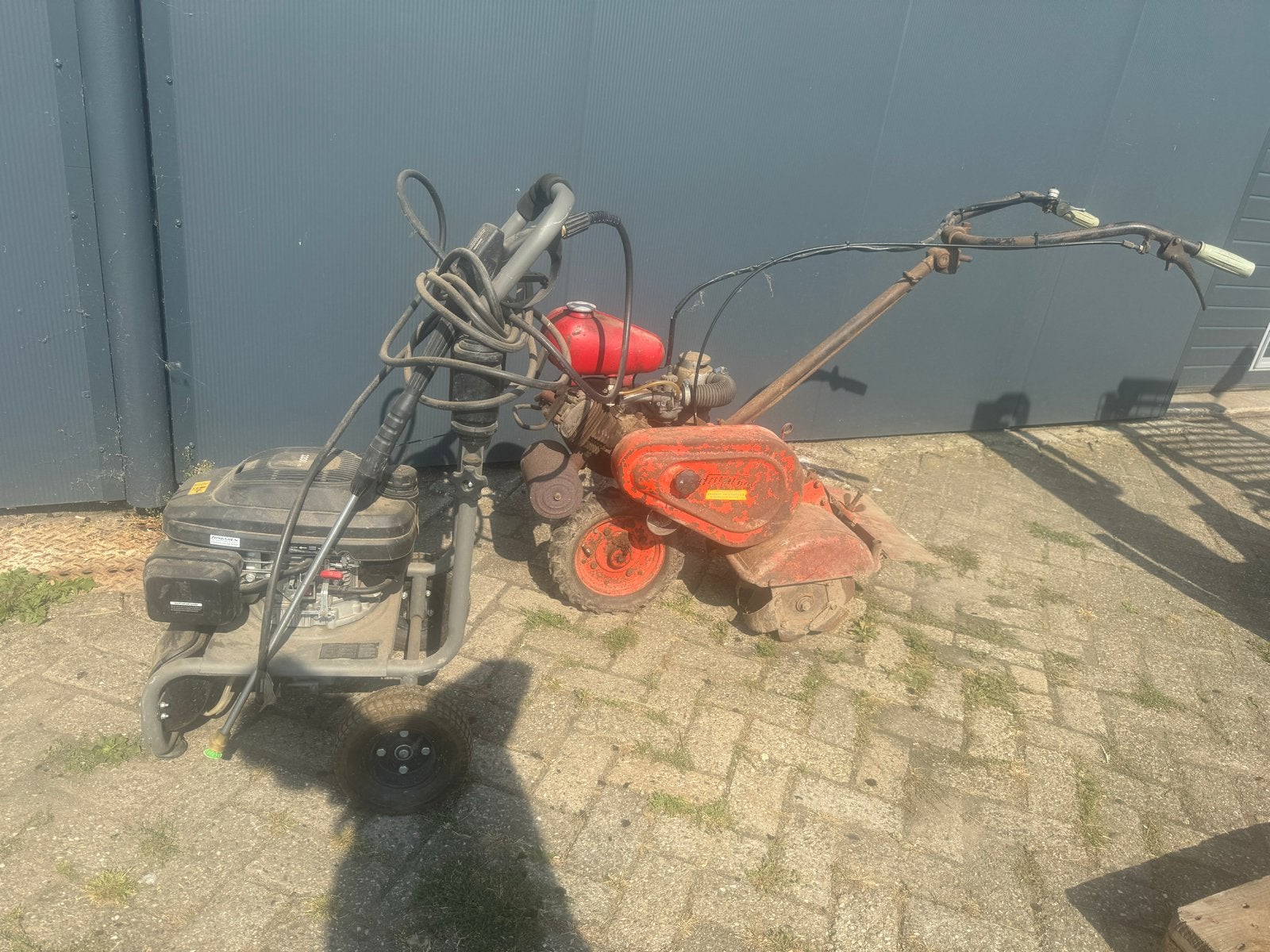 Tuinfrees en hogedrukreiniger, Ophalen of Verzenden, Gebruikt