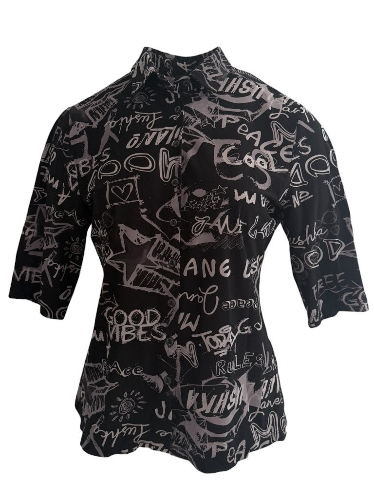 Jane Lushka blouse L, Maat 38/40 (M), Wit, Ophalen of Verzenden, Zo goed als nieuw