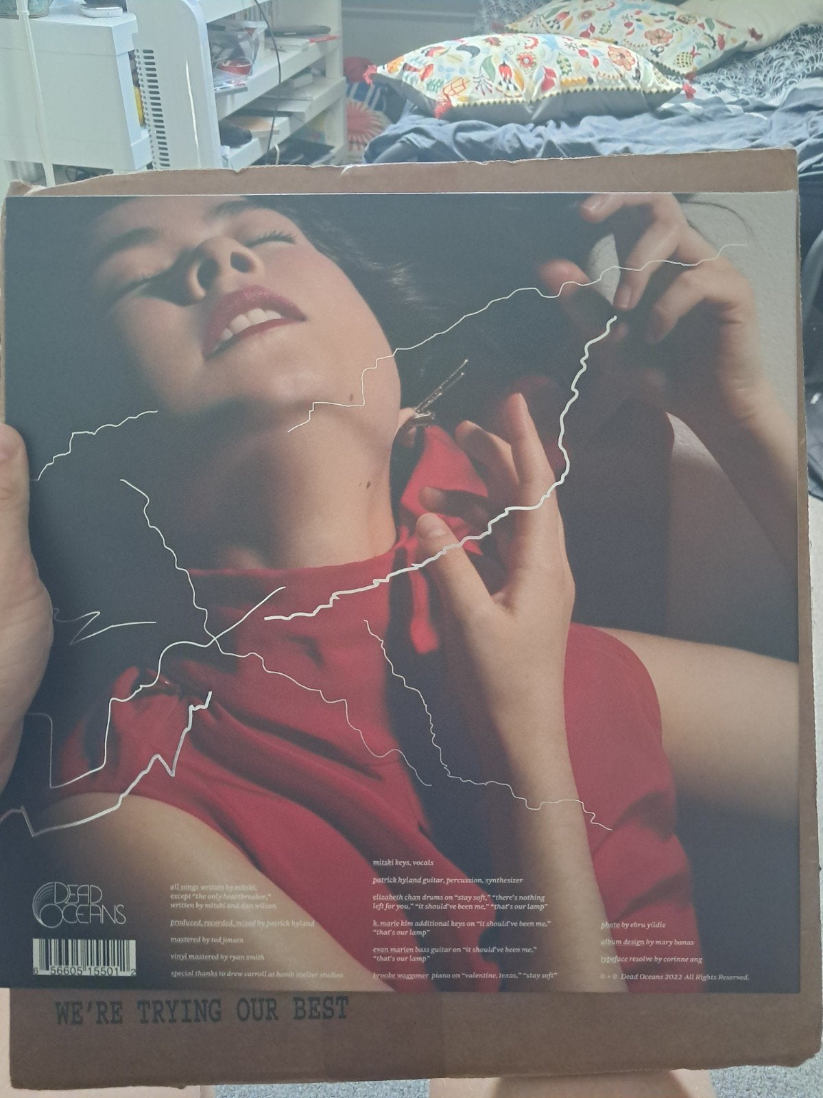 Mitski - Laurel Hell (Rood Vinyl) LP, Colored vinyl, Ophalen of Verzenden, Zo goed als nieuw, 12 inch