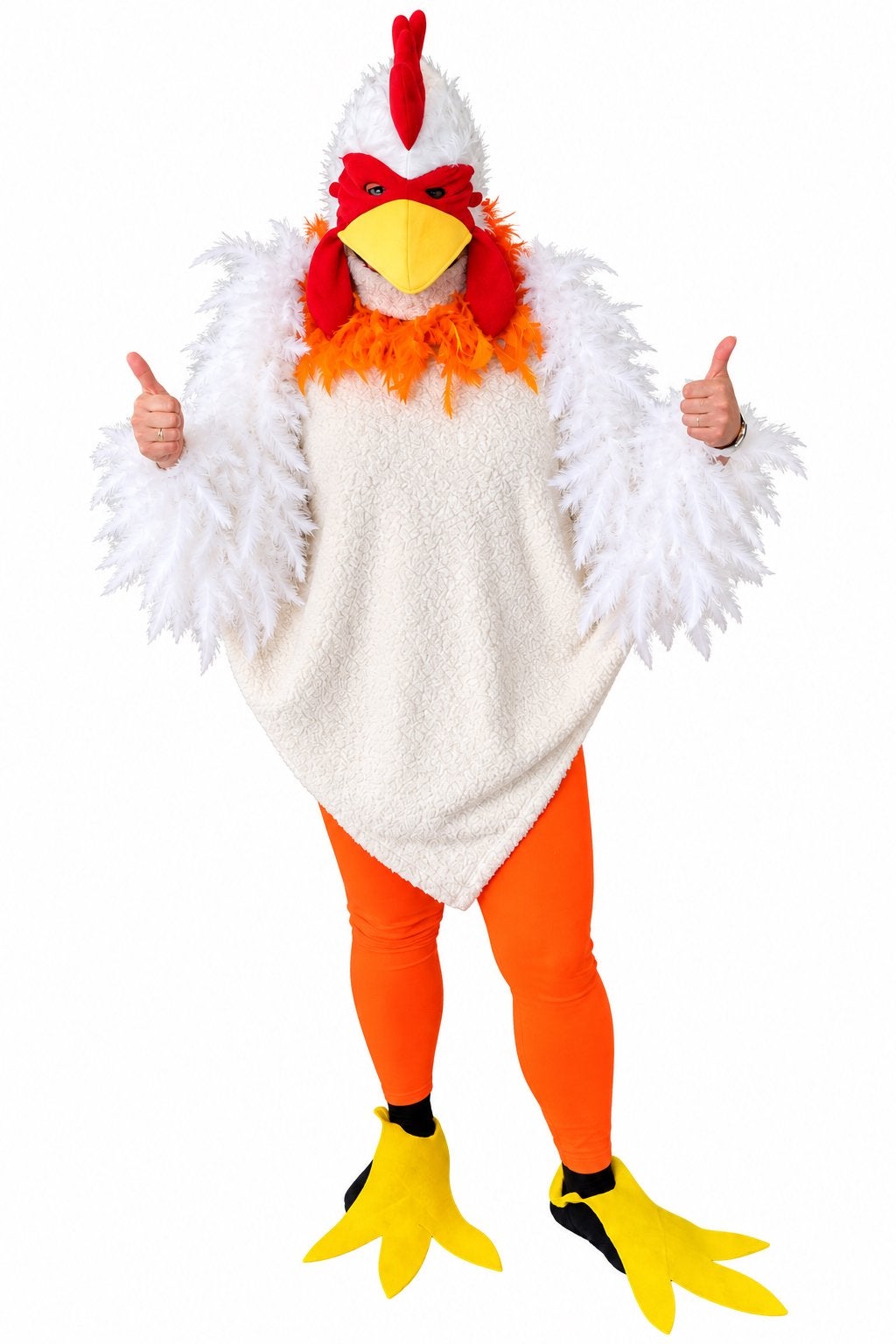 4 kippen pakken carnaval, Maat 52/54 (L), Carnaval, Ophalen of Verzenden, Kleding