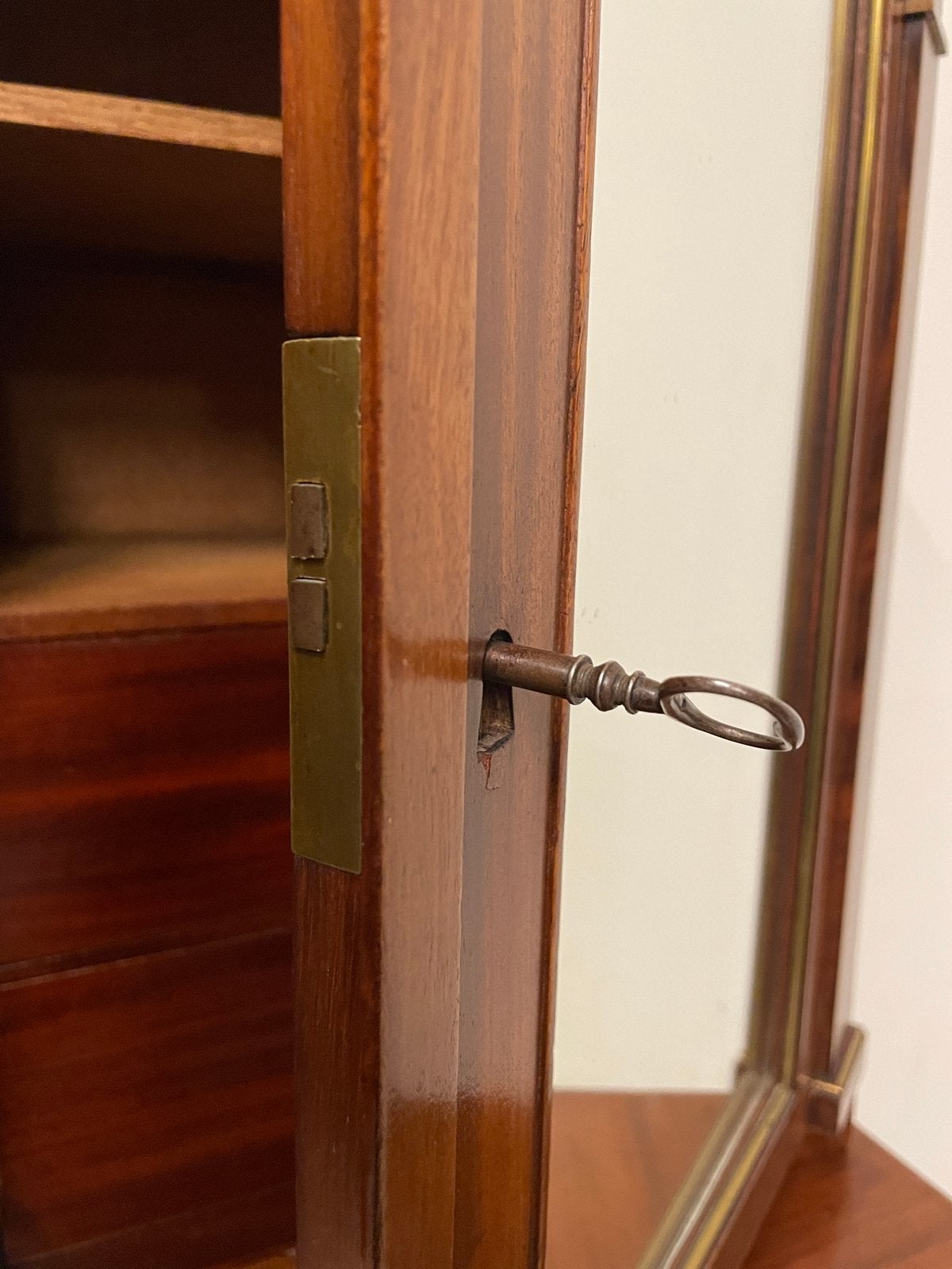 Zeldzaam Antiek Mahonie Bureau Kabinet, Ophalen