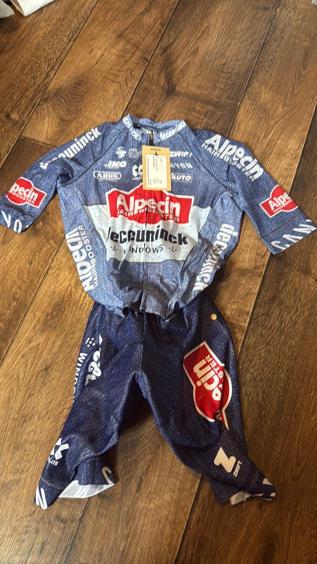 Team alpecin Deceuninck zomer road race pak nieuw maat XS, XS, Nieuw, Ophalen of Verzenden, H