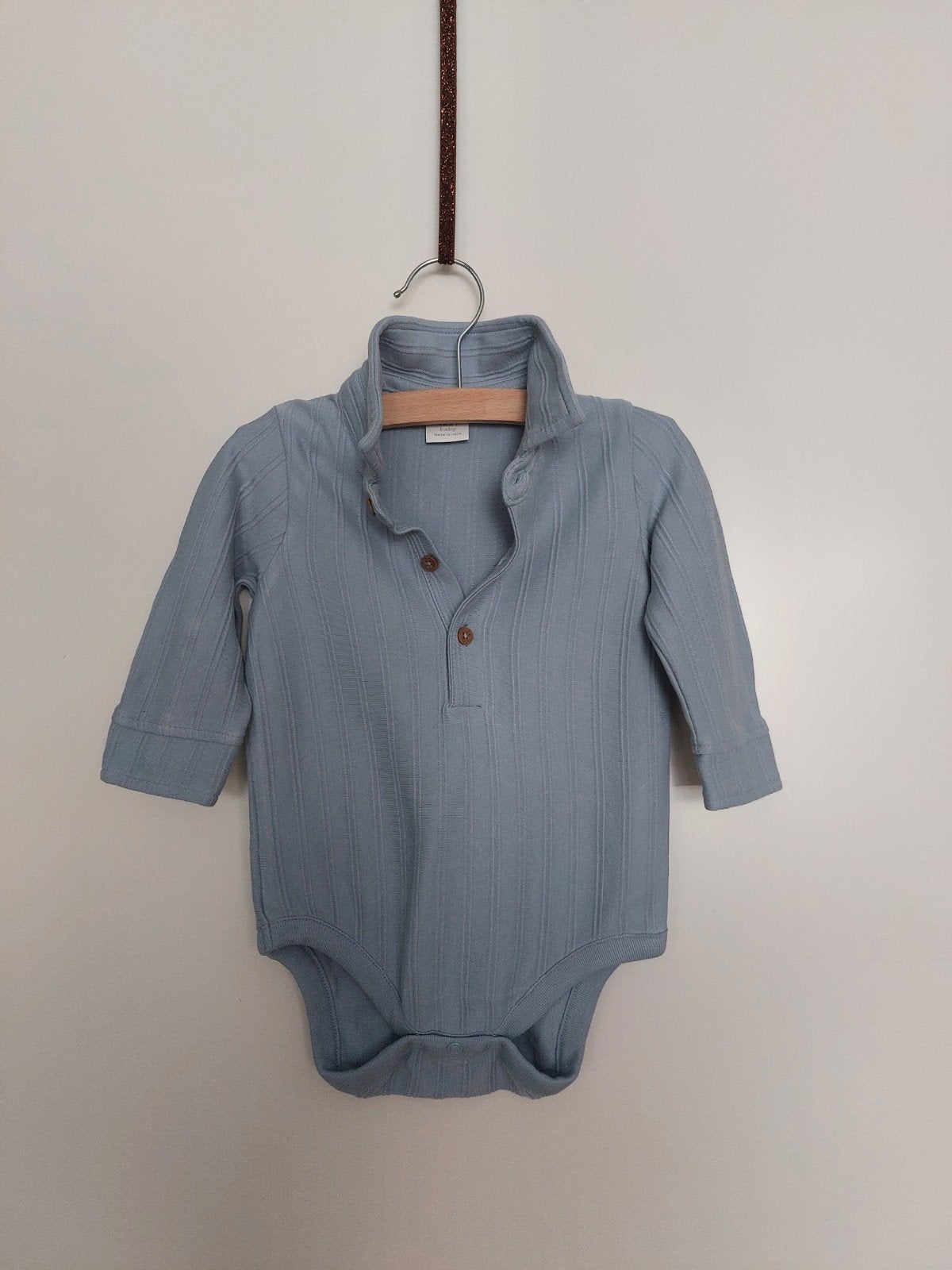 Leuke lichtblauwe romper van Next maat 74 z.g.a.n., Kinderen en Baby's, Nacht- of Onderkleding, Ophalen of Verzenden, Zo goed als nieuw