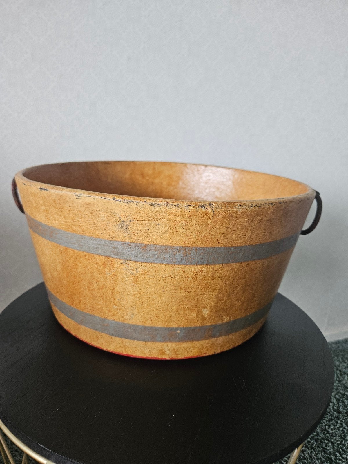 vintage houten emmer, Ophalen of Verzenden