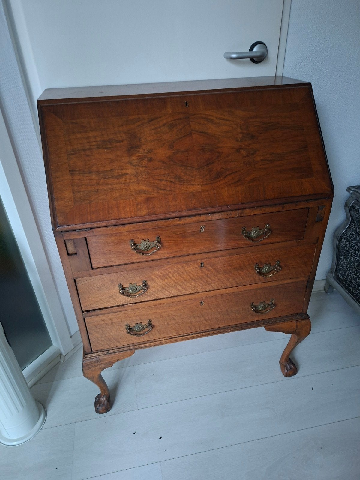 Antiek secretaire bureau met lades, Ophalen