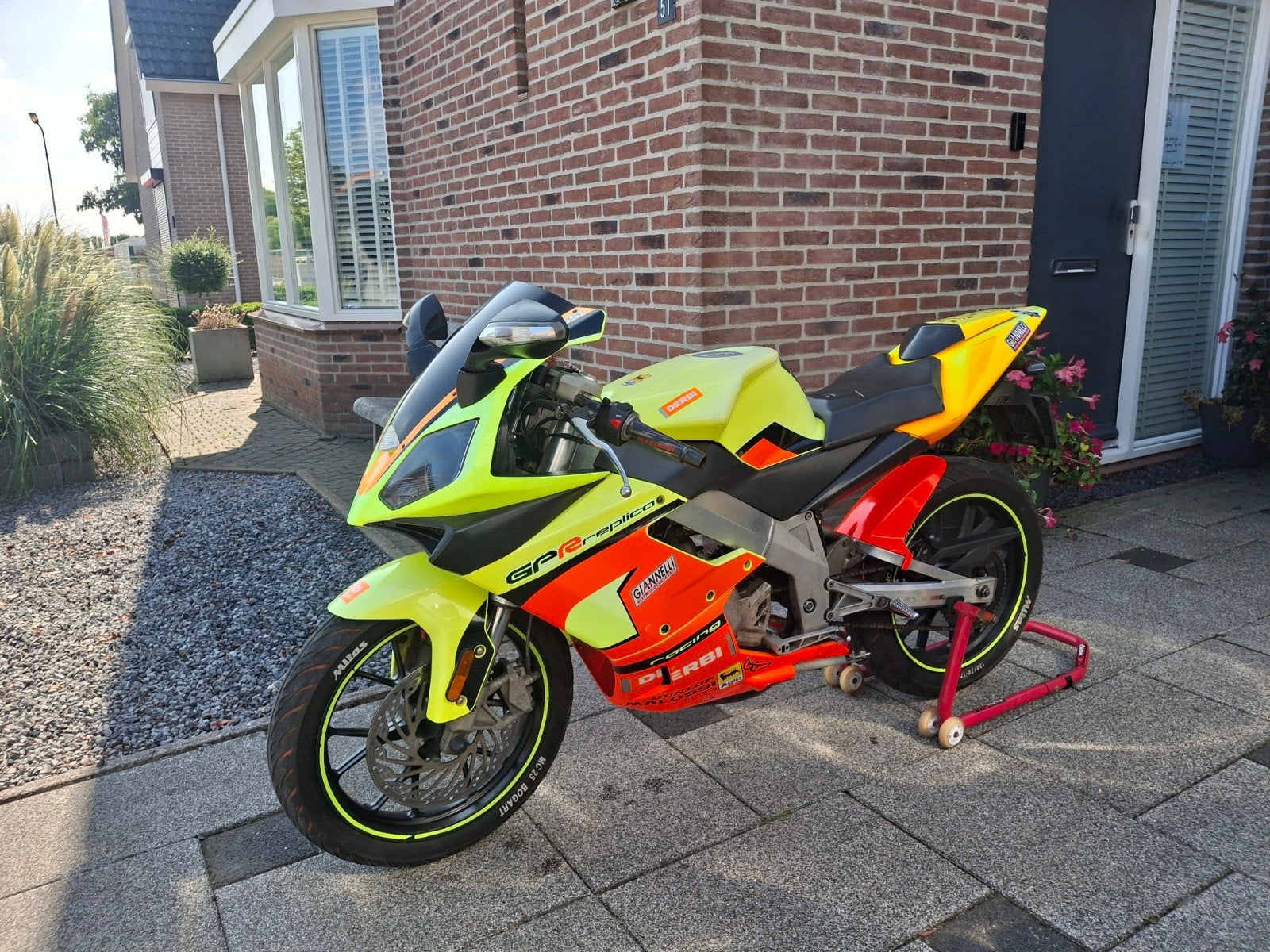 derbi gpr malossi 77cc, Ophalen, 6 versnellingen, Maximaal 45 km/u, Zo goed als nieuw
