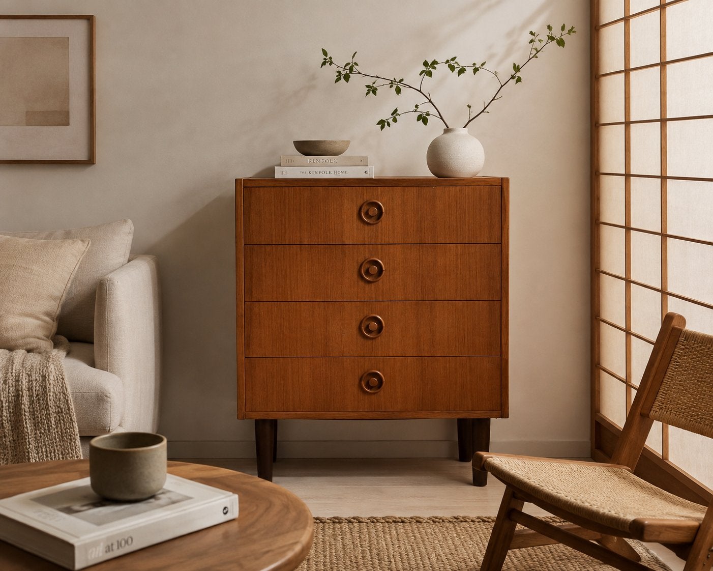 Vintage Deens Design Ladekastje - Svensk Møbelindustri, Ophalen of Verzenden