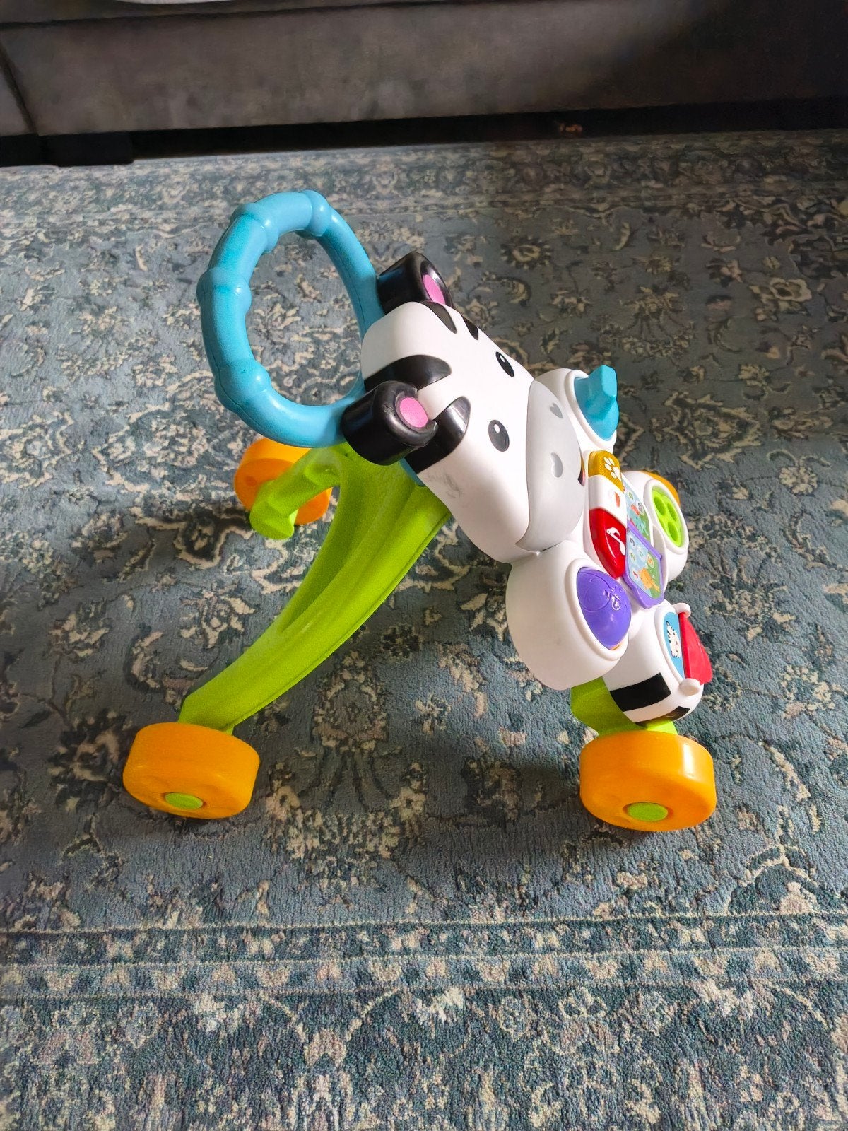 Fisher-Price Zebra Loopwagentje en Activiteitencentrum, Ophalen