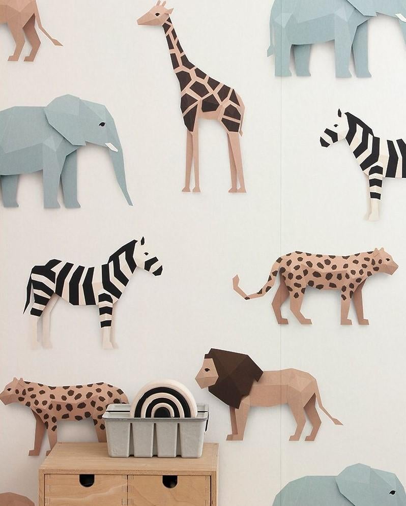 Kinderbehang Safari Studio Ditte, Mail@studioditte.nl, Baronielaan 252 4837 BH Breda, Nieuw, Studio Ditte