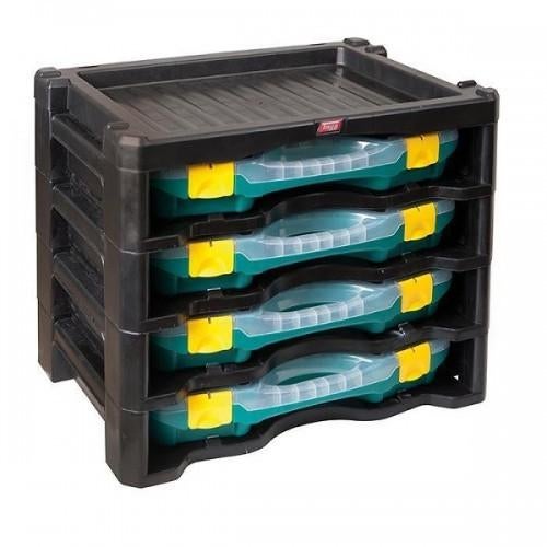 Nieuwe Tayg Multibox 2 met 4 Sorteerkoffers Groen, Ophalen, Nieuw