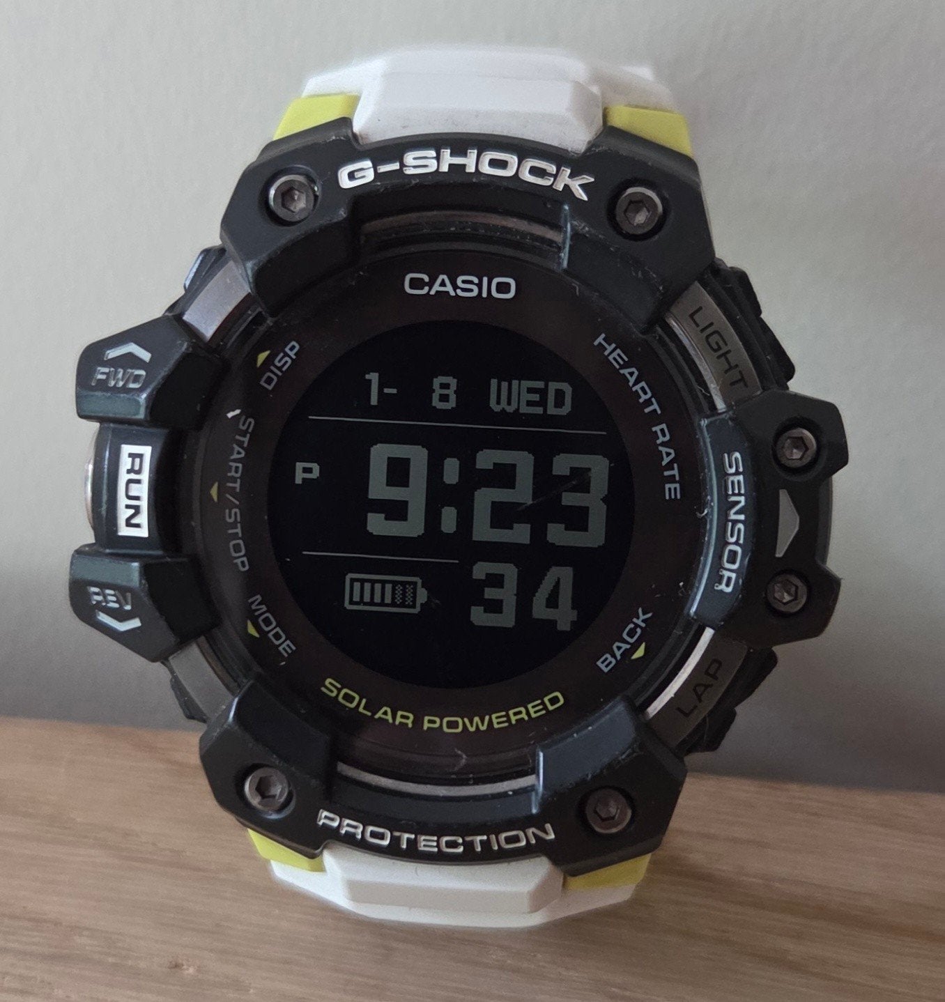 Casio G-Shock GBD-H1000 sporthorloge, Gebruikt, Casio G-Shock, Zwart, Ophalen of Verzenden