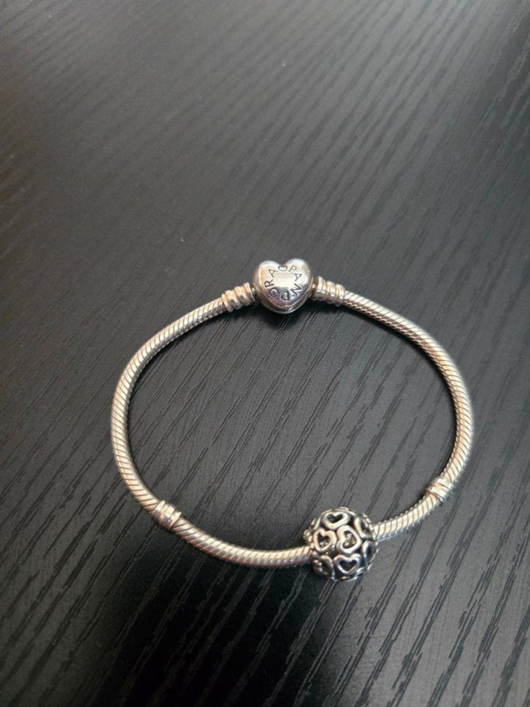 Pandora armband met bedel!, Ophalen of Verzenden, Zo goed als nieuw, Zilver, Zilver