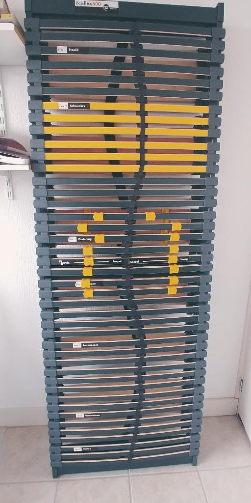 lattenbodem Bossflex 600, Huis en Inrichting, Slaapkamer | Matrassen en Bedbodems, Nieuw, Bedbodem, 70 cm of minder, 200 cm, Twijfelaar