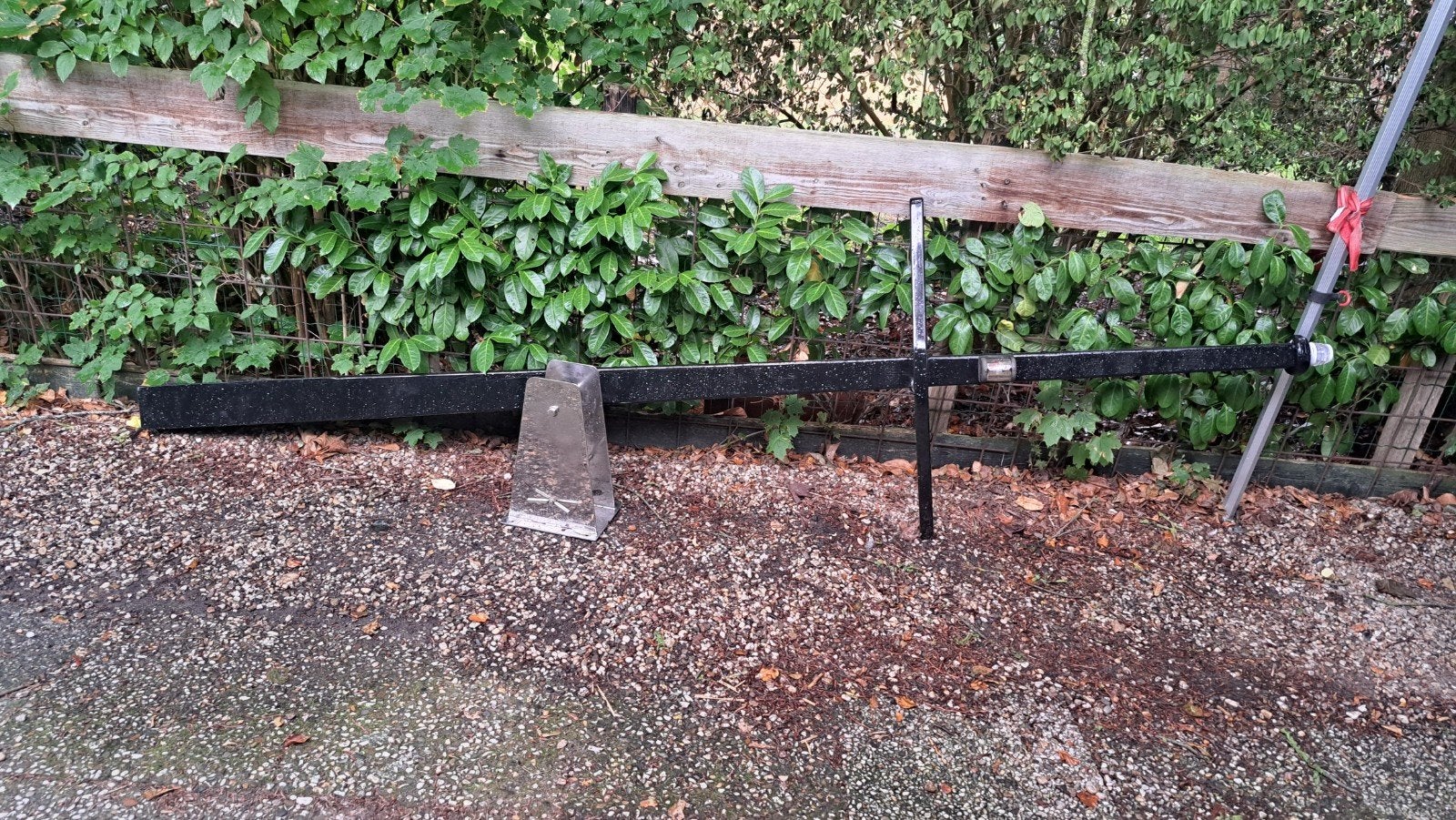 sier mast 3 m lang 90 cm breed inclusief voet,verlichting, Ophalen of Verzenden, Zeilboot