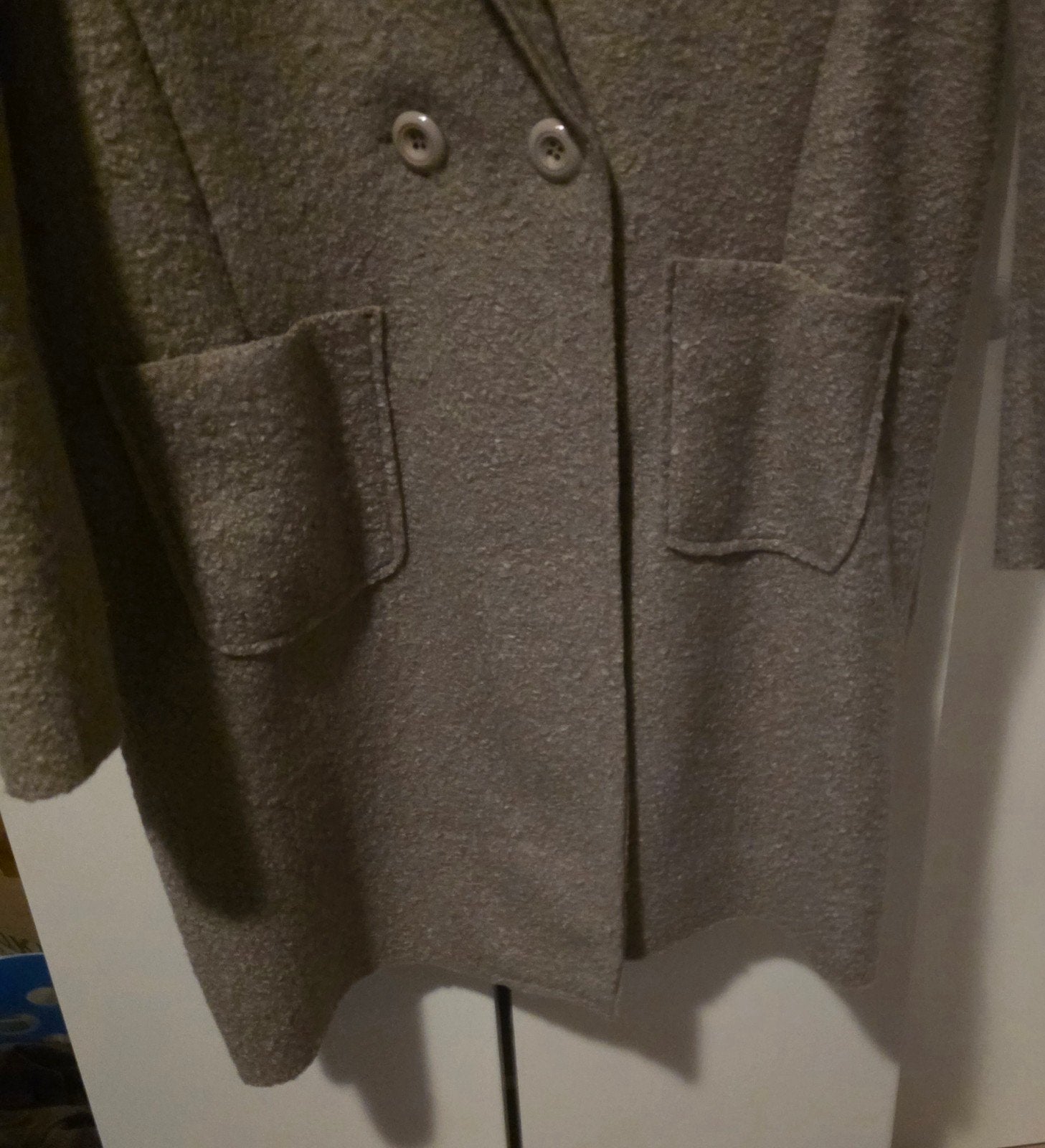Basis teddy coat taupe t/m 44, Lots of goodies, Bruin, Maat 42/44 (L), Nieuw
