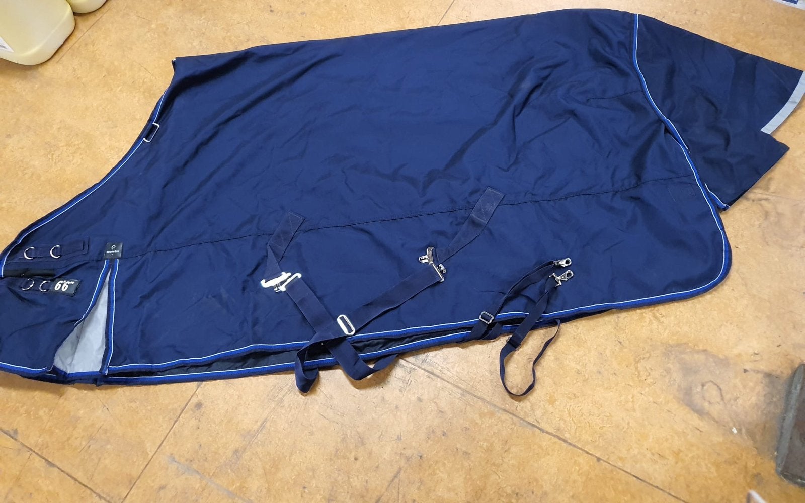 Equitheme regendeken 195 cm, Dieren en Toebehoren, Paarden en Pony's | Dekens en Dekjes, Full (L), Gebruikt, Overige merken, 0 g