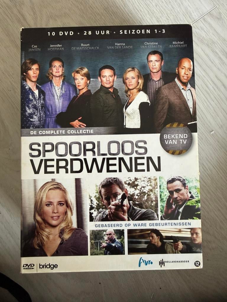 Spoorloos verdwenen 1,2 en 3, Ophalen of Verzenden, Zo goed als nieuw, Vanaf 12 jaar, Boxset