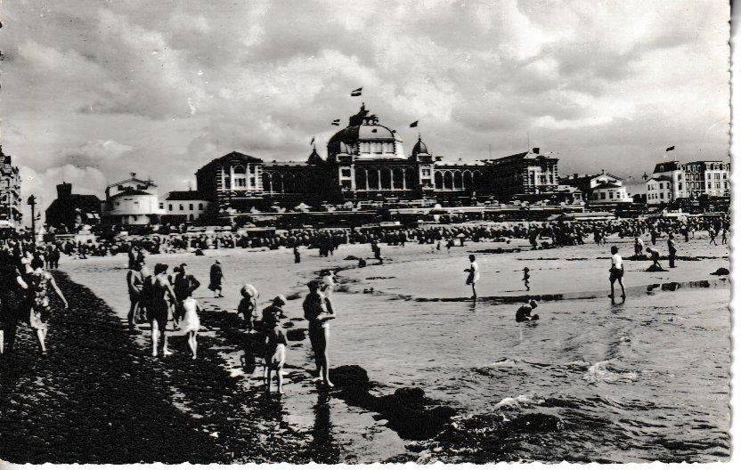 SCHEVENINGEN - STRANDLEVEN / KURHAUS, Ophalen of Verzenden, 1960 tot 1980, Gelopen, Zuid-Holland
