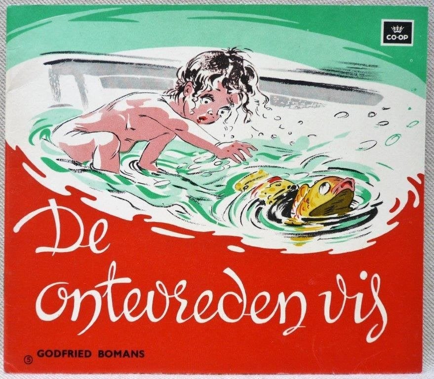 Godfried Bomans CO-OP 1953 spaaractie De ontevreden vis., Gelezen, Fictie algemeen, Ophalen of Verzenden, Godfried Bomans