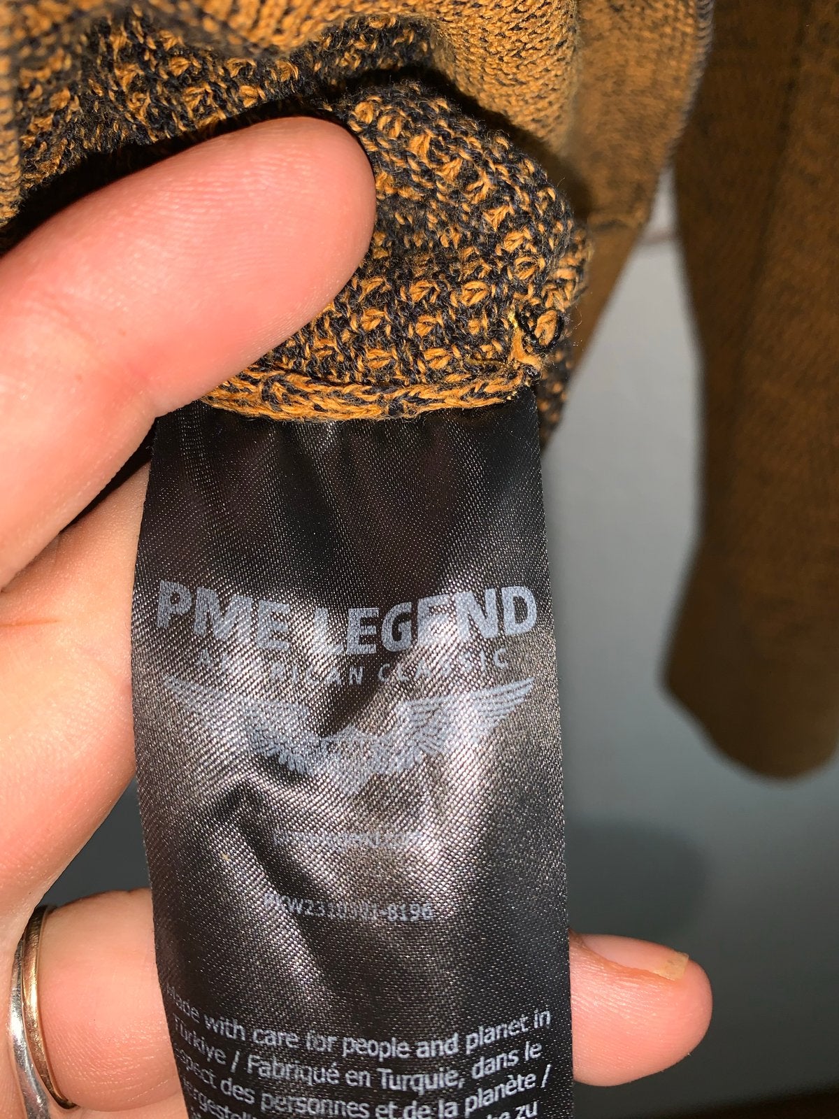 PME Legend heren trui met rits - Maat M, Ophalen of Verzenden, Zo goed als nieuw, Maat 48/50 (M), Bruin