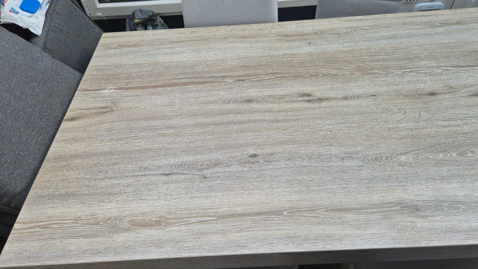 Yumalı eettafel met X-poten - Licht houtkleur, Ophalen, Gebruikt, Modern, Scandinavisch, 50 tot 100 cm