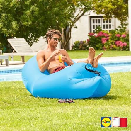 2 x air lounger Crivit, opblaasbare lounger, Ophalen, Gebruikt