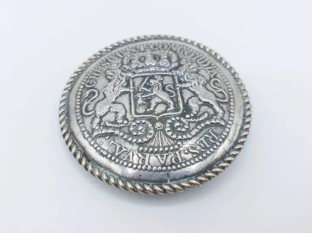 Zilveren broche van klepstuk Walcheren, Niekerk, Schoonhoven, Sieraden, Tassen en Uiterlijk, Broches, Info@zilverwebsite.nl, Verzenden