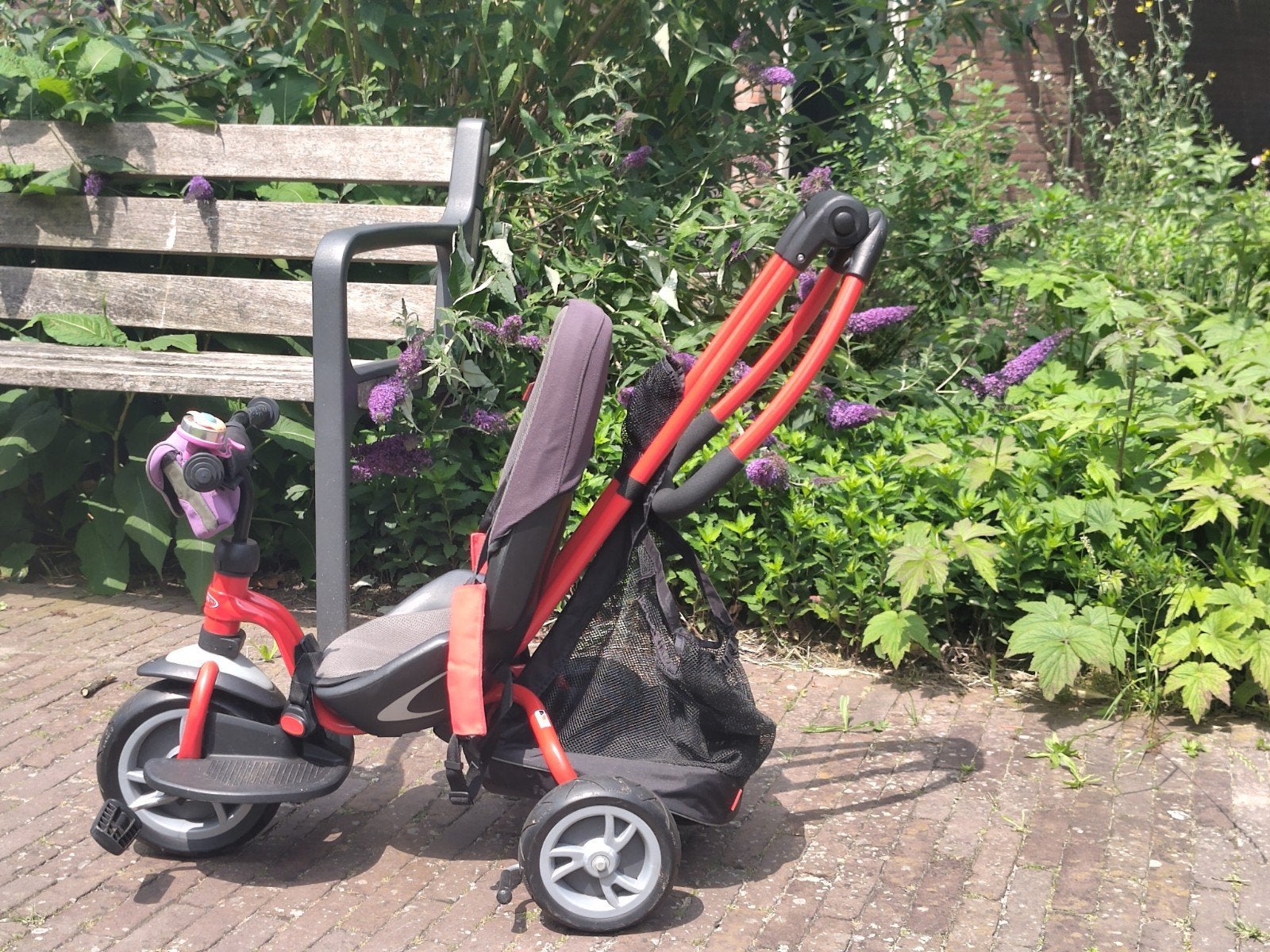 Puky driewieler loopfiets met afneembare voetensteun, Ophalen, Gebruikt, Puky, Duwstang