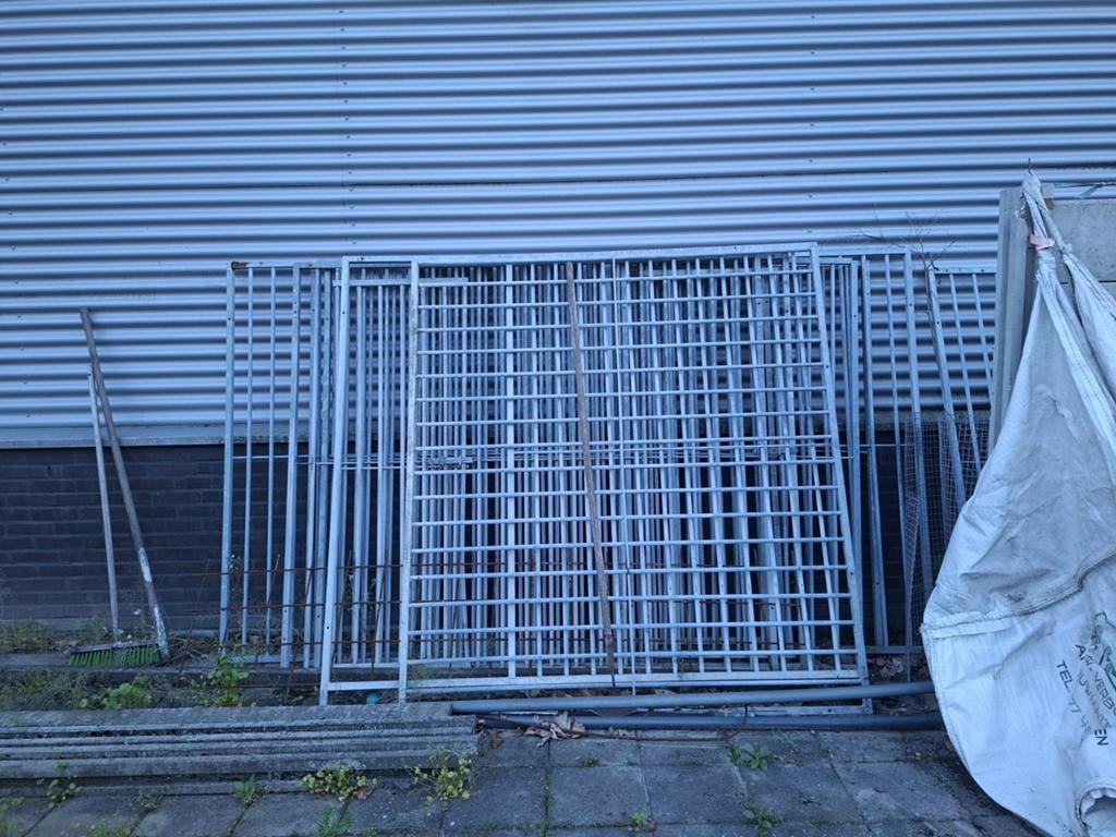 Hondenren gegalvaniseerd., Ophalen, Hondenkennel, 100 cm of meer, 110 cm of meer