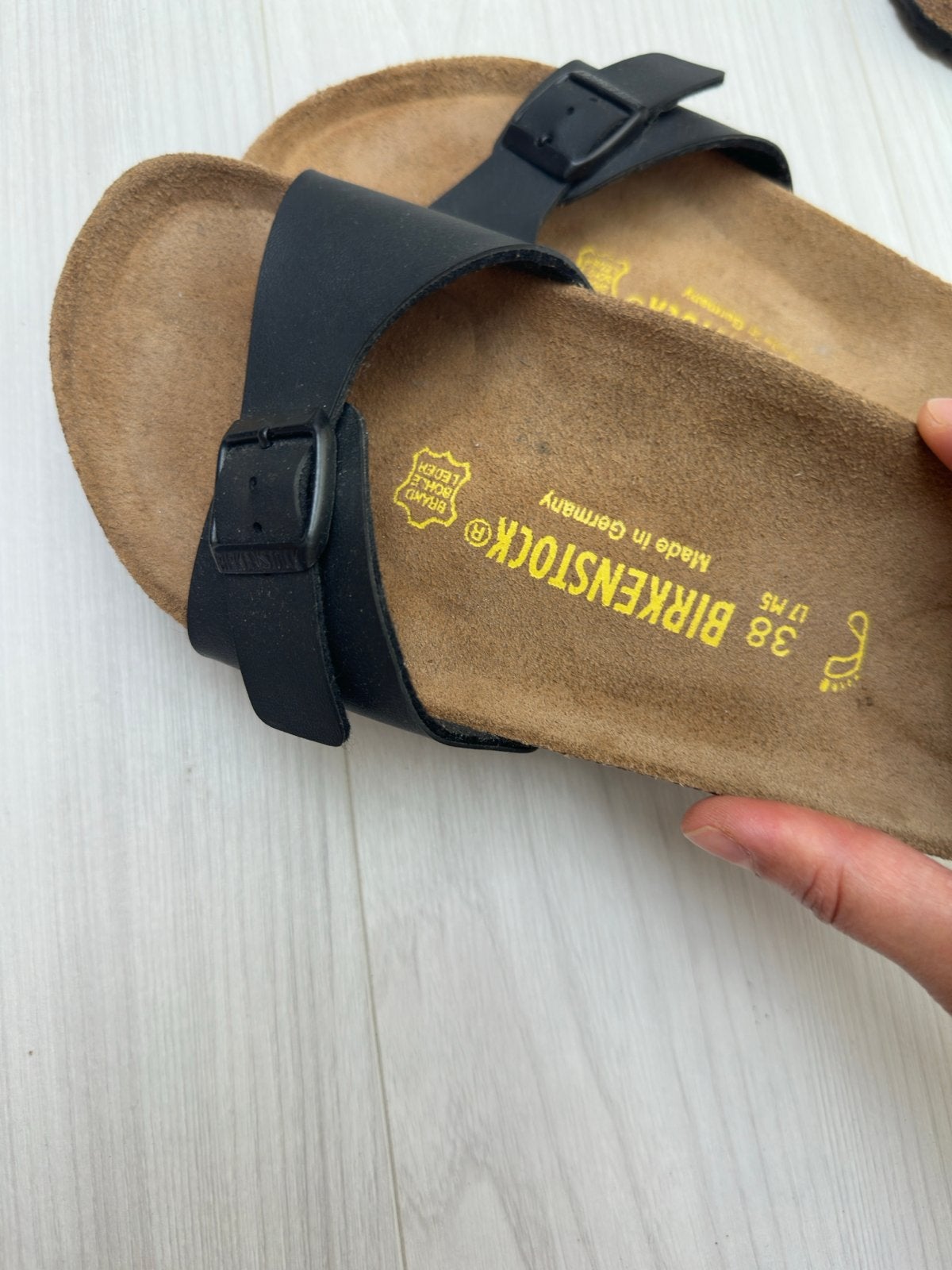 Nieuwe Birkenstock sandalen maat 38, mat zwart, Ophalen of Verzenden, Nieuw, Zwart, Sandalen of Muiltjes
