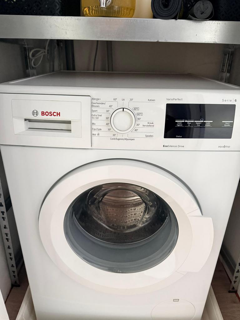 Bosch Serie 6 VarioPerfect EcoSilence Drive Wasmachine, Ophalen, 6 tot 8 kg, 85 tot 90 cm, 1600 toeren of meer