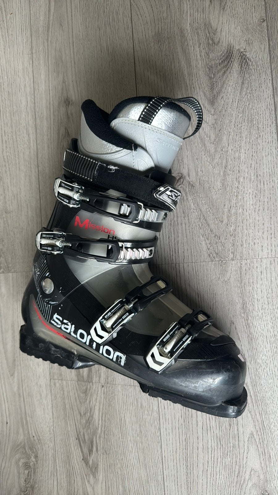 Salomon Mission HS Skischoenen – Maat 43 - 4 Gespen, Sport en Fitness, Ophalen of Verzenden, Gebruikt