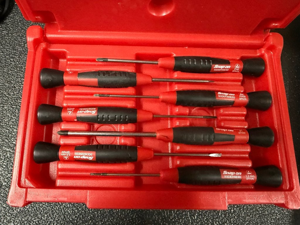 Snap-on schroevendraaierset SGDE70ESD, Auto diversen, Ophalen of Verzenden, Zo goed als nieuw