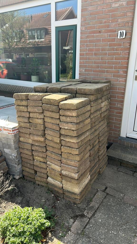 Gratis tegels, Tuin en Terras, Tegels en Klinkers, Ophalen, Gebruikt, 10 m² of meer, Beton