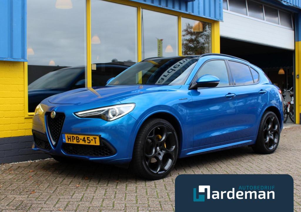 Alfa Romeo Stelvio 2.0 T AWD Veloce Ti Pano H/K, Automaat, 4 cilinders, Leder, Bedrijf