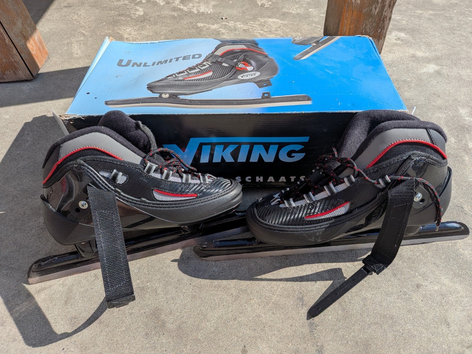 Viking Unlimited Basic Klapschaatsen - Maat 40, Gebruikt, Verzenden, Noren, Viking