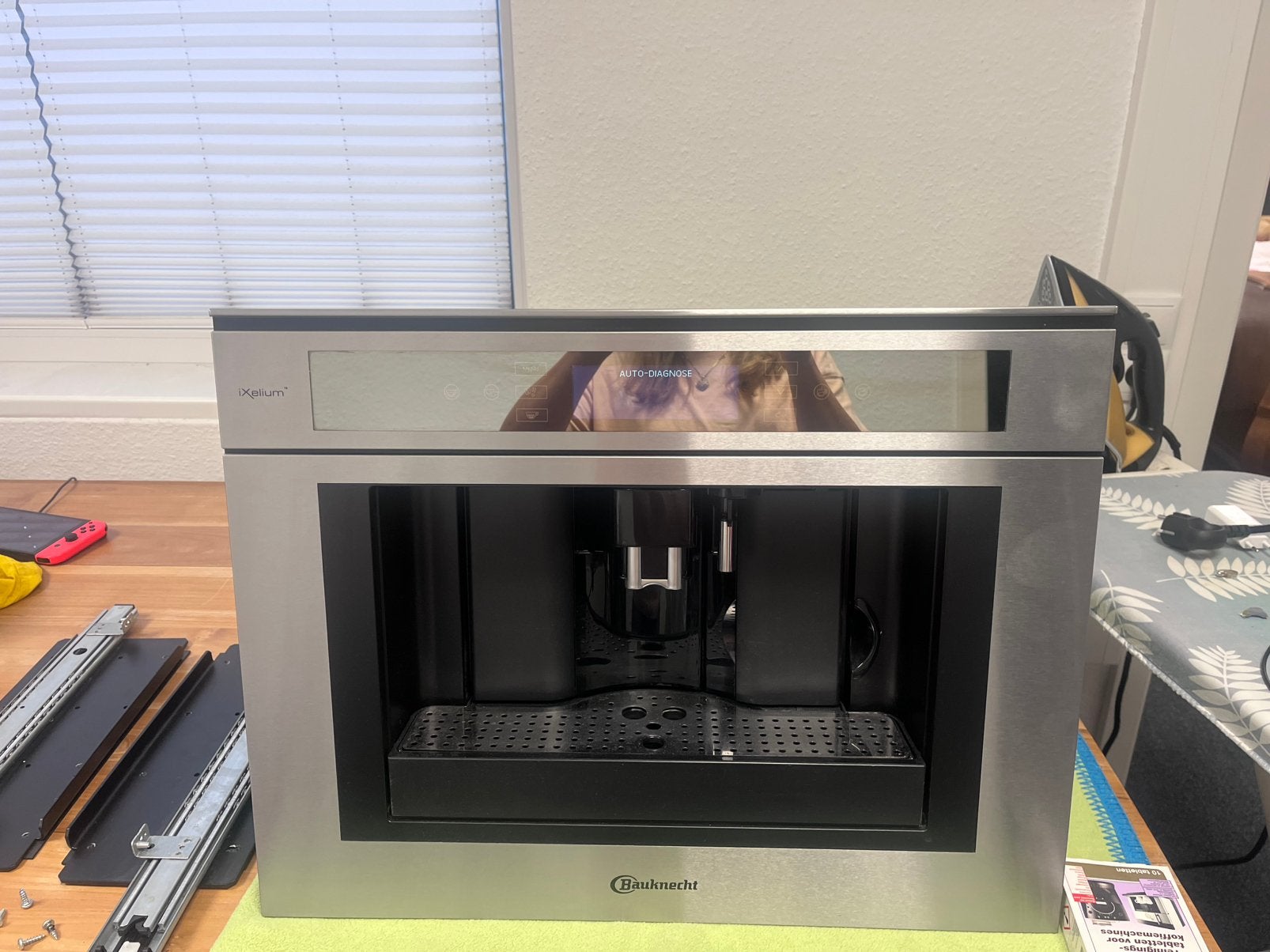 Bauknecht inbouw koffiezetapparaat, Ophalen, Gebruikt, Koffiemachine, Koffiebonen
