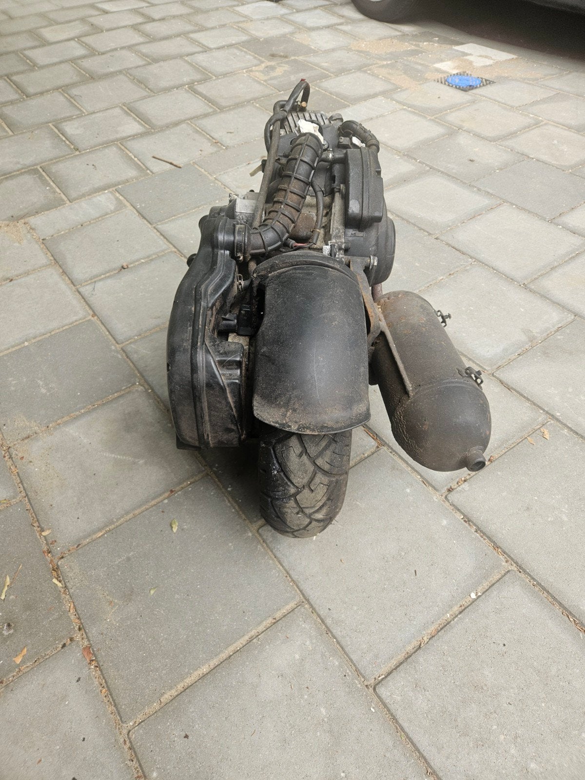 Piaggio zip blok, Ophalen