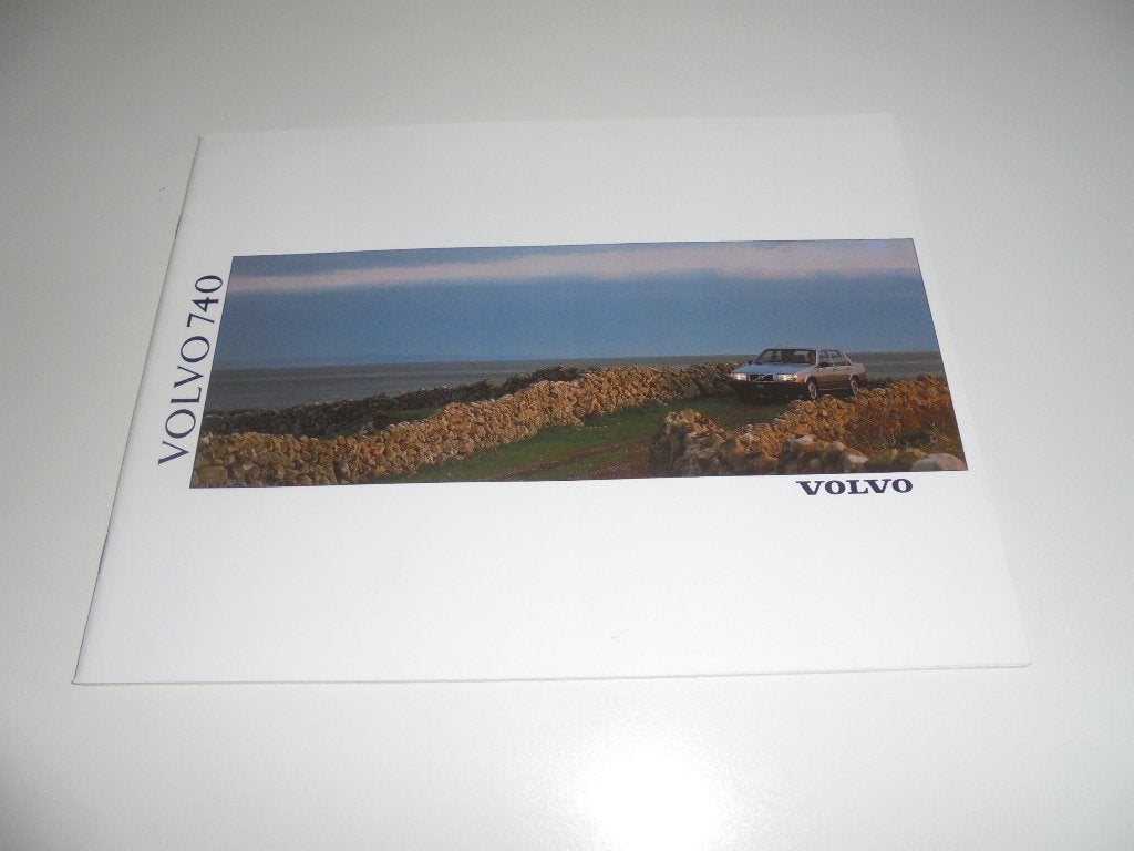 brochure Volvo 740  1990, Ophalen of Verzenden, Nieuw, Volvo
