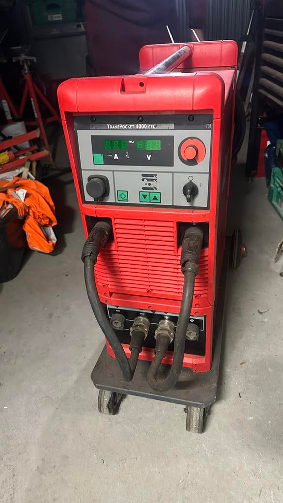 Fronius TransPocket 4000 CEL lasapparaat 380V, Ophalen, Gebruikt, 250 ampère of meer, Elektroden